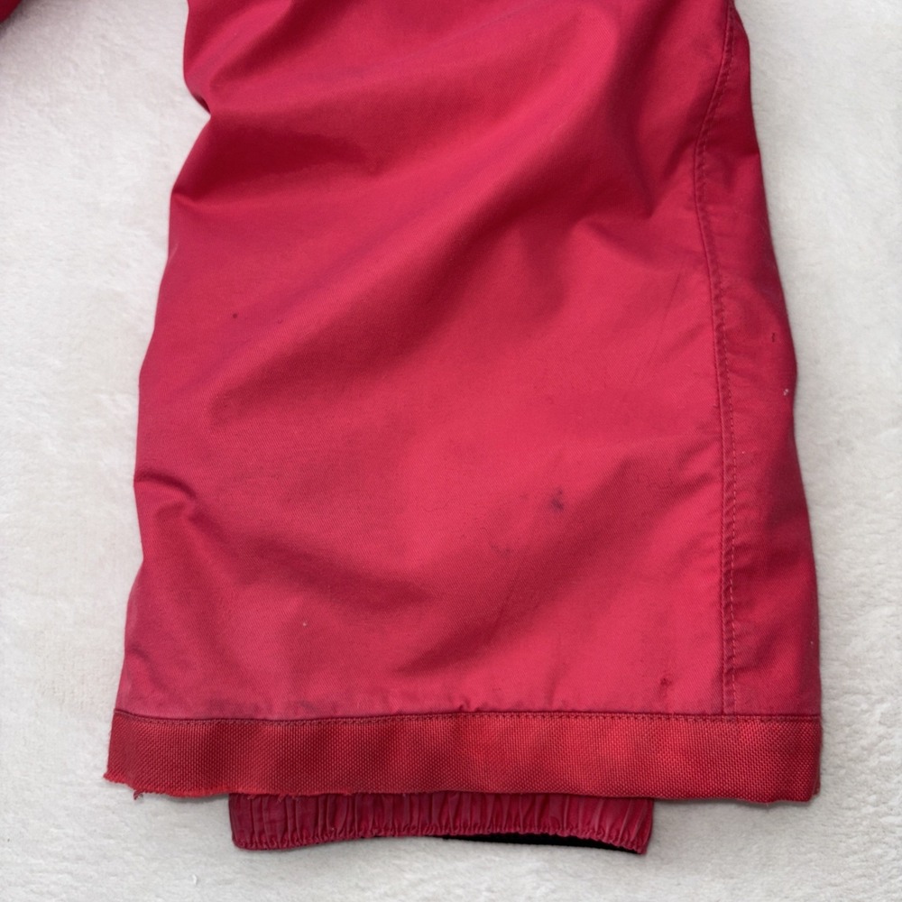 Columbia Girls Pink Size Medium Bin Ski Suit Suspenders Very Worn But No Holes - Picture 10 of 15